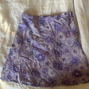 Rouje floral knee length skirt